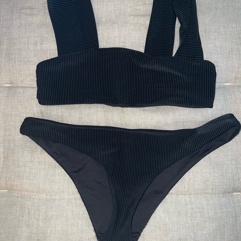 Frankie’s Bikinis ribbed bikini